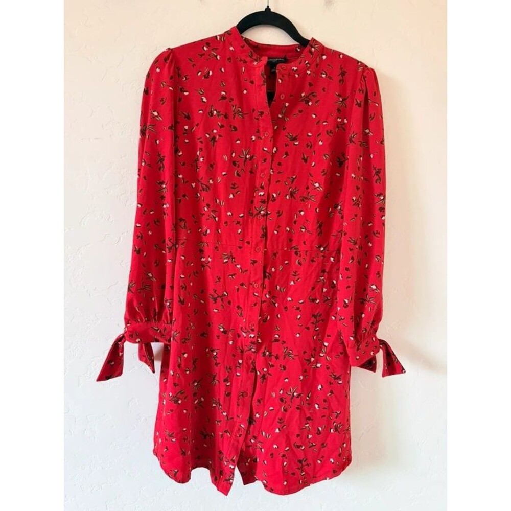 Banana Republic Floral Bow Tie Arm Dress Size 4